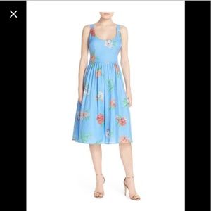 NWT BB Dakota Floral Empire Waist Dress